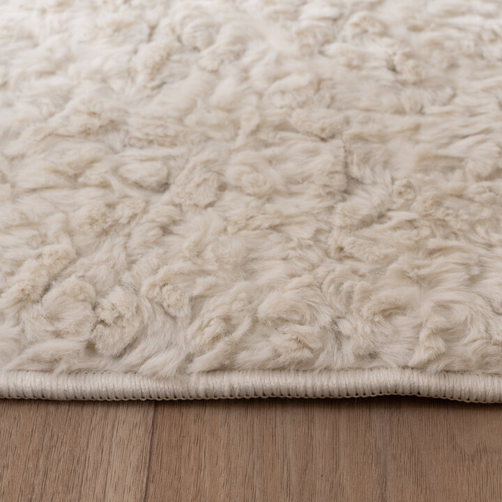 Fluffy vloerkleed - Bobby Wit
