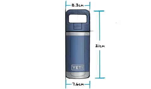 Yeti Gourde - Bouteille Rambler enfant 12oz (354 ml) Peach