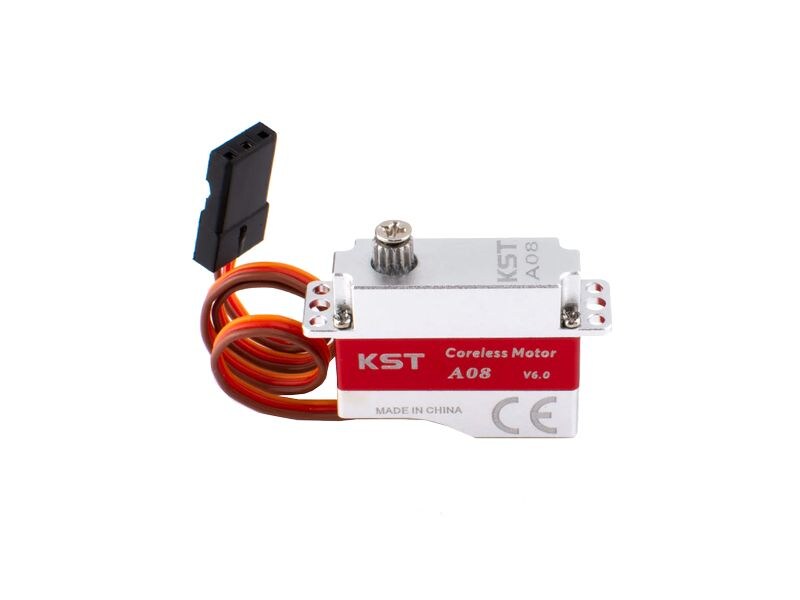 KST Micro Servo A08 V6.0 3.2 kg, 0.09 s, Digital HV Ideales 8 mm Servo für alle F3K, F5K, F5J und Indoor Flugmodelle