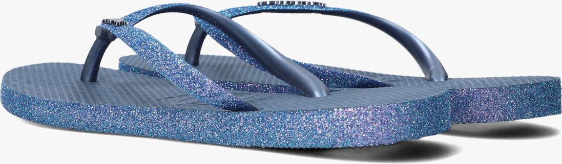 HAVAIANAS blauwe havaianas teenslippers slim sparkle ii crocus