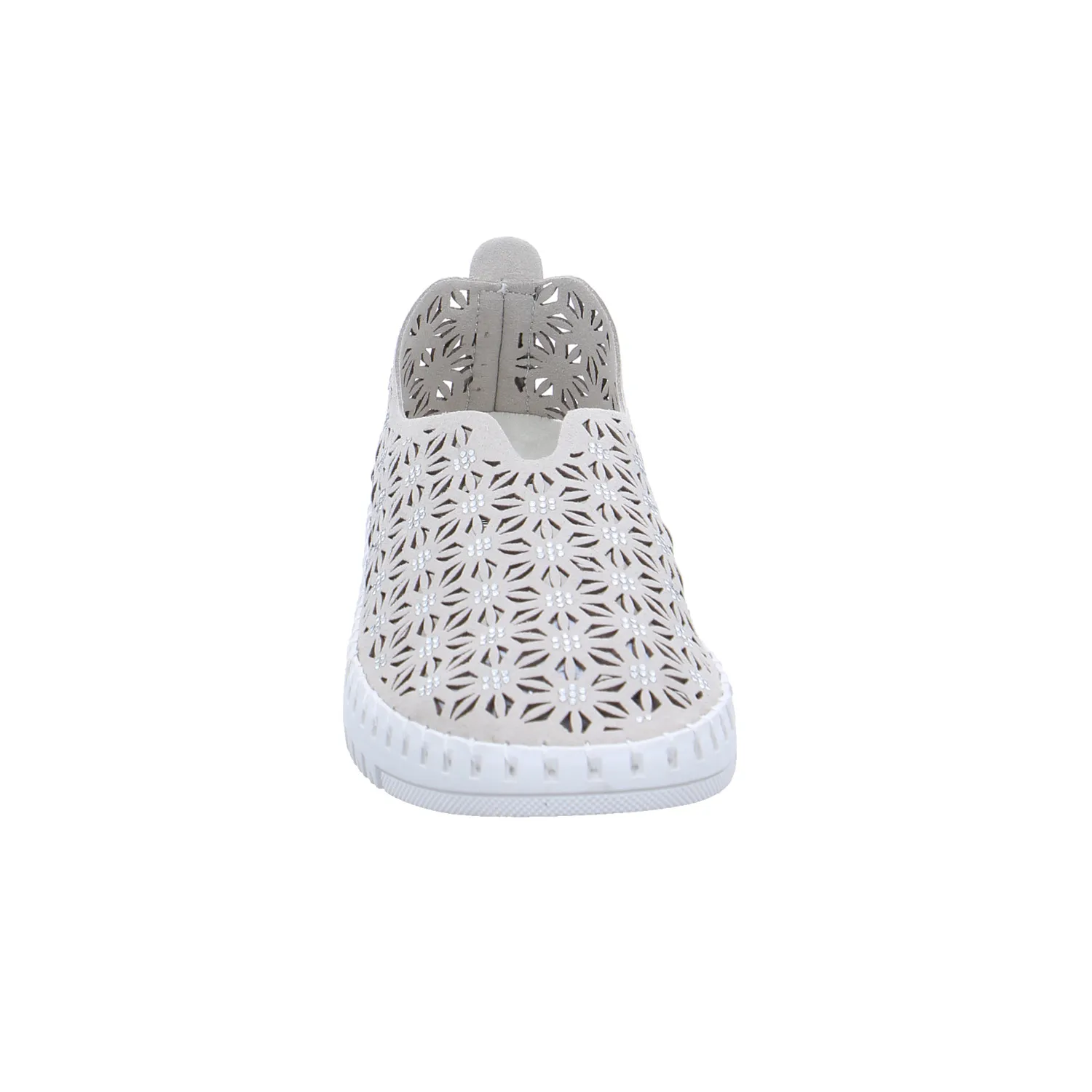 COSMOS COMFORT Slipper Hellgrau Lederimitat