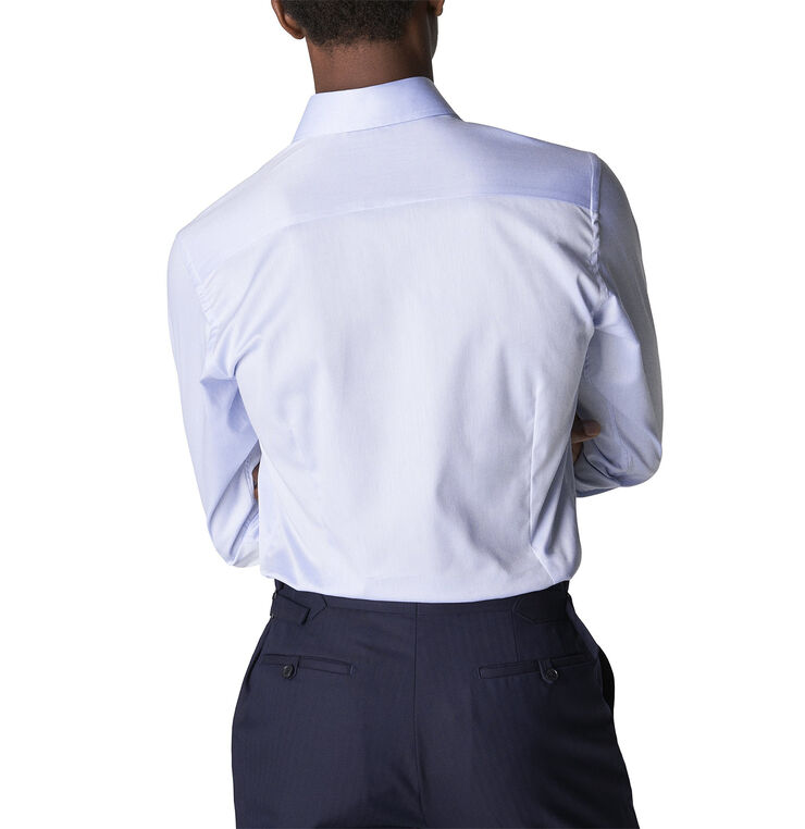 ETON Super Slim Fit Light Blue Signature Twill Shirt Lyseblå