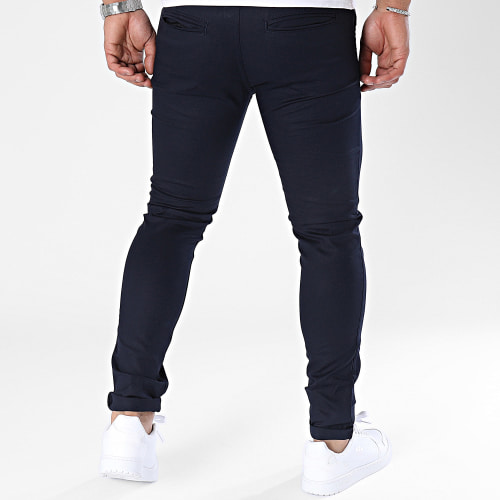 Pantalon Chino Bleu Marine