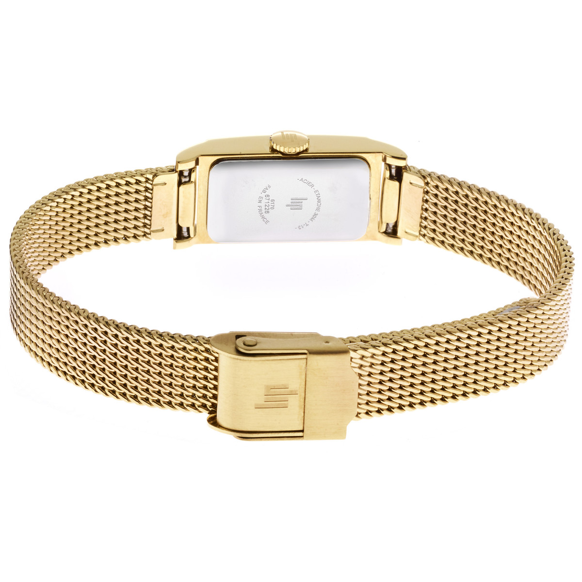 Montre Lip femme acier doré