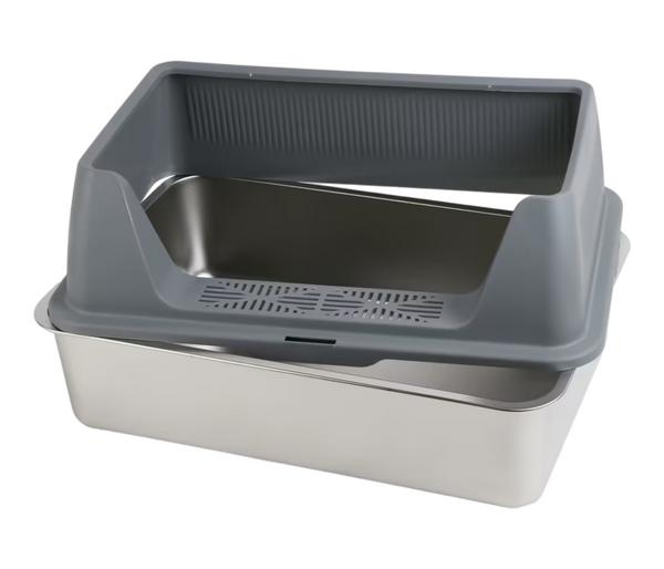Dehner Lieblinge Edelstahl-Katzentoilette