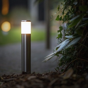 Ludeco tuinpaal Sten startersset RVS 3 stuks