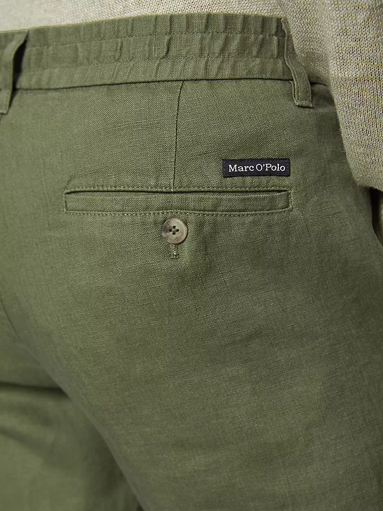 MARC O'POLO Leinenshorts  olive