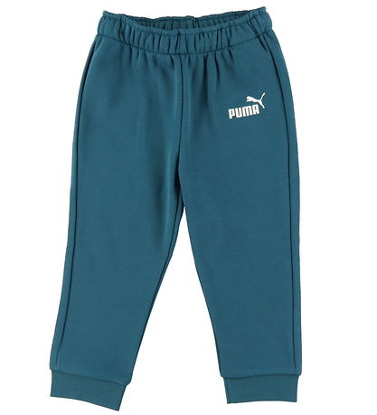Puma Tr?ningss?t - Minicats ESS Crew Jogger - Cold Green