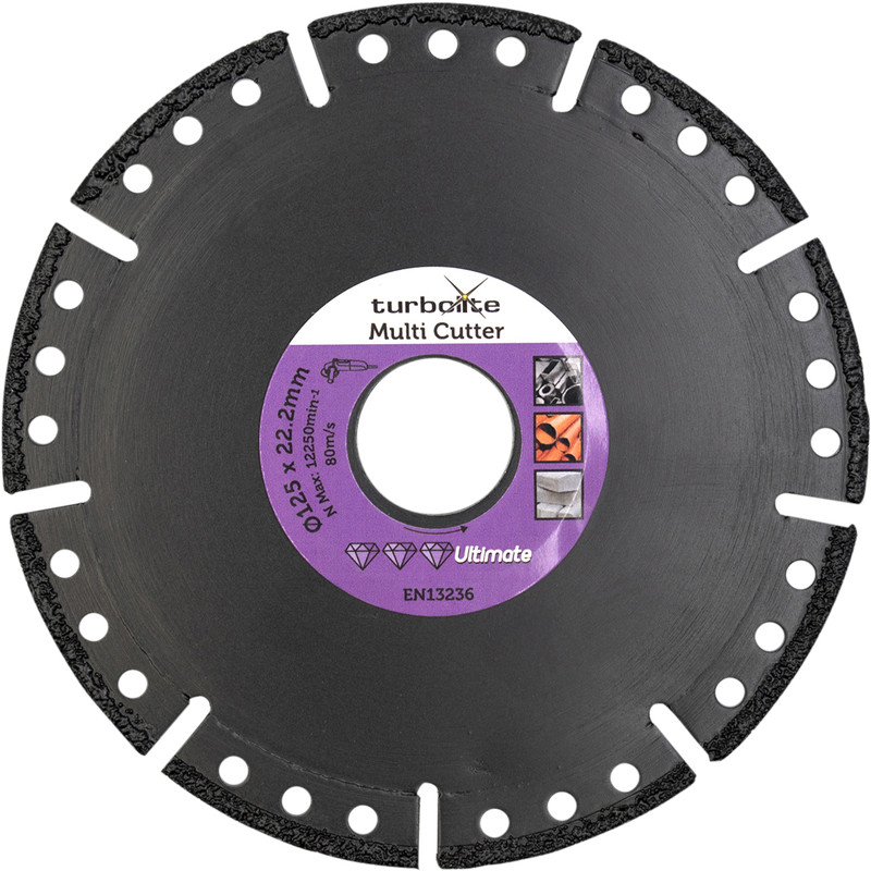 Turbolite Ultimate Multi diamantschijf universeel 125x22,2mm