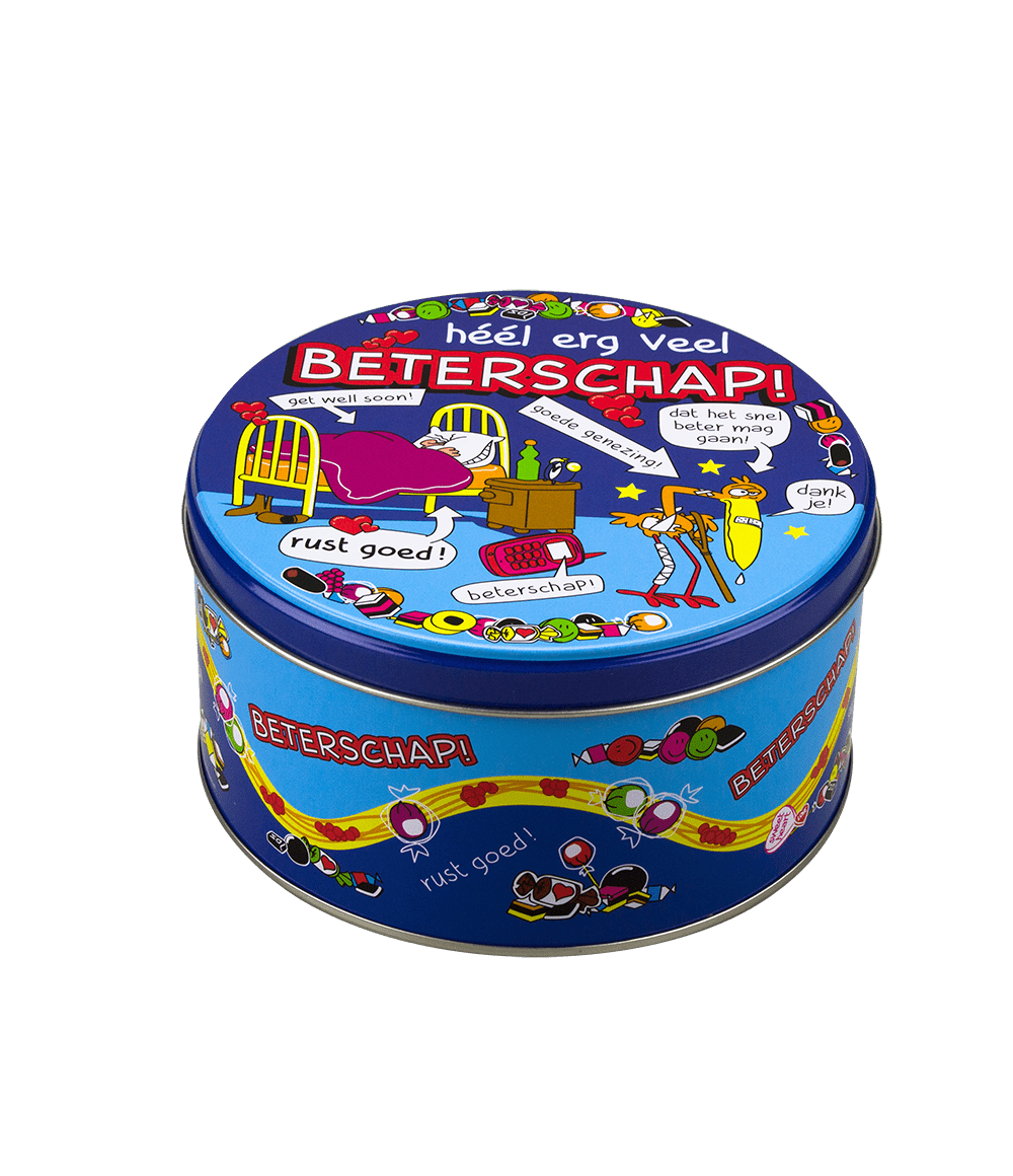 Snoeptrommel Beterschap 14cm