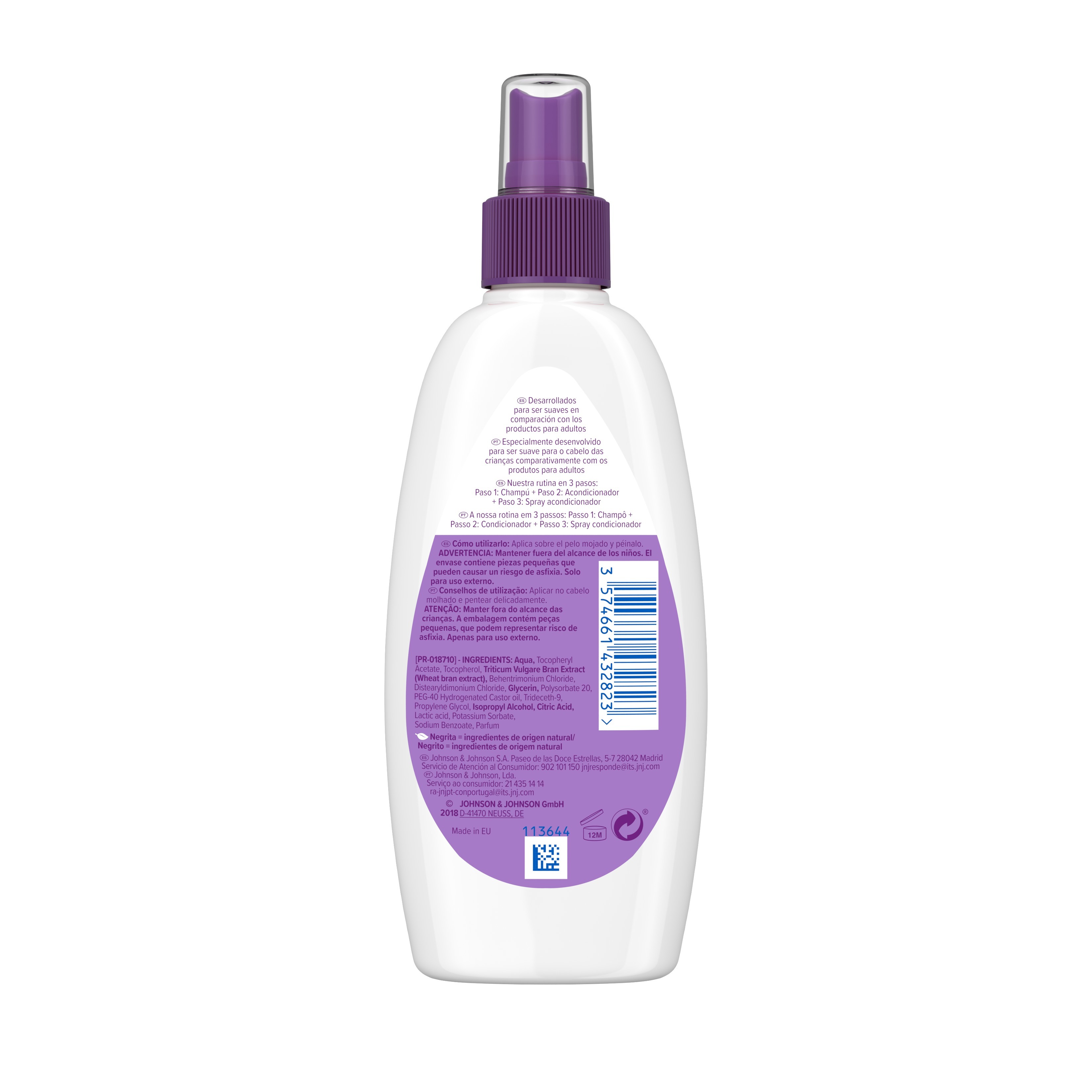 SPRAY JOHNSON'S BABY GOTAS FORÇA 200ML