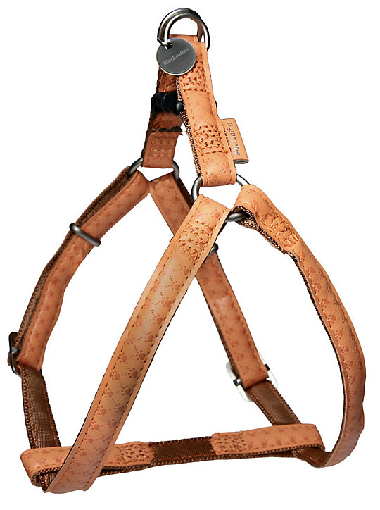 Harnais réglable Mc Leather 10mm jaune