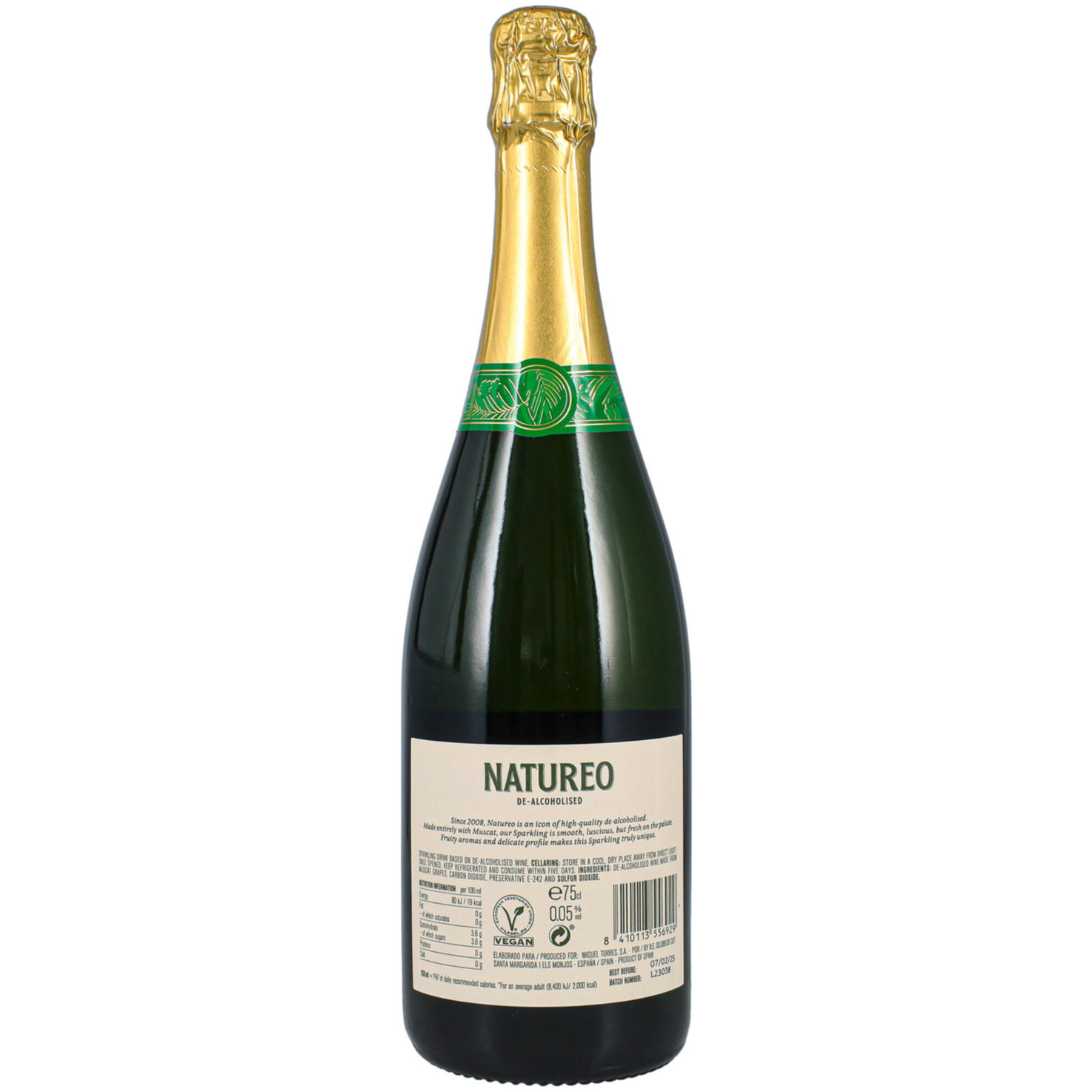Natureo Sparkling Torres, semi-seco, alkoholfrei -75cl
