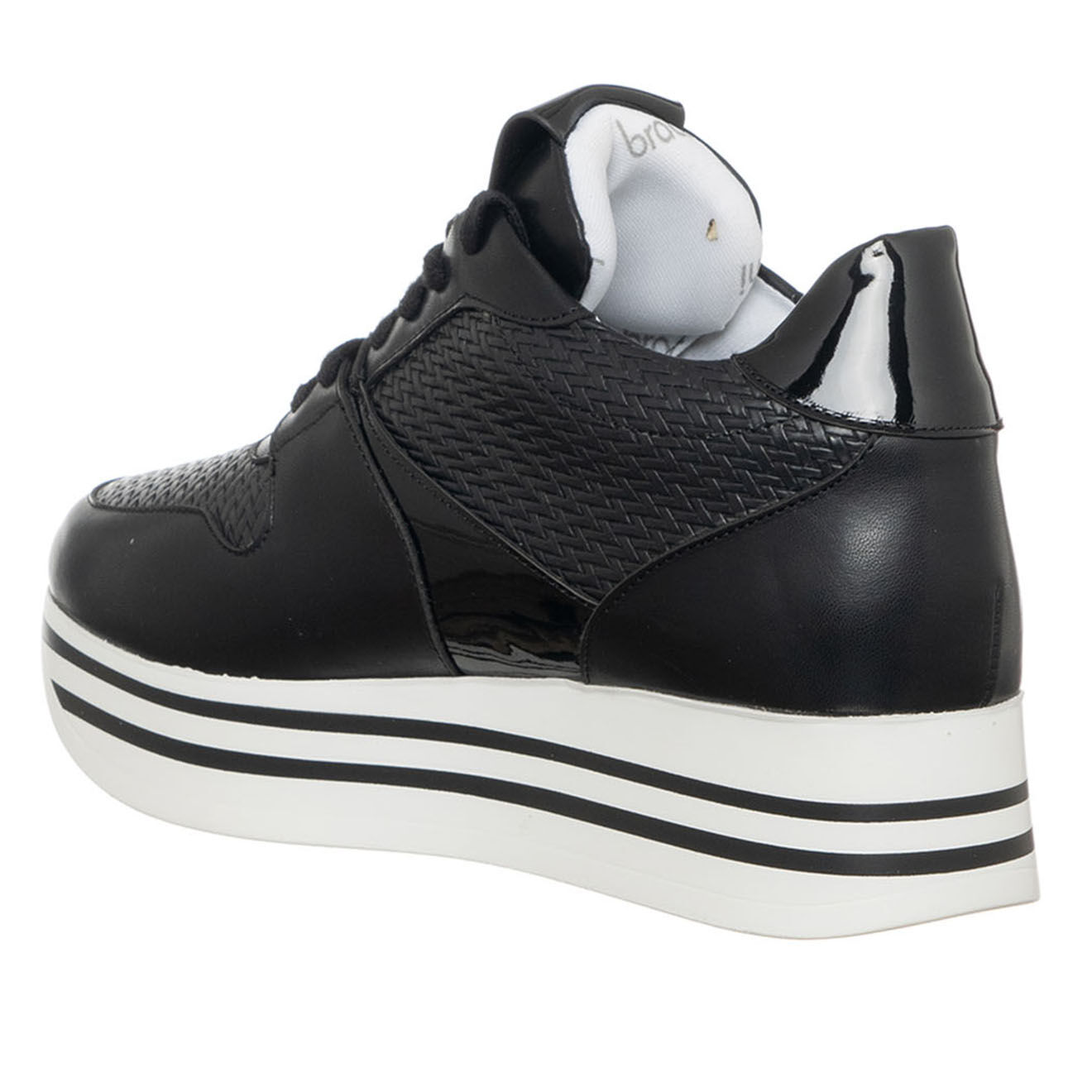 Tua By Braccialini Sneakers en Cuir Bonie noires