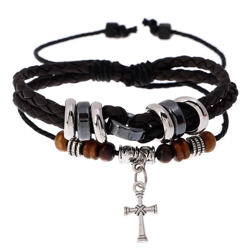 Lilafey - Kruislaag touw armband