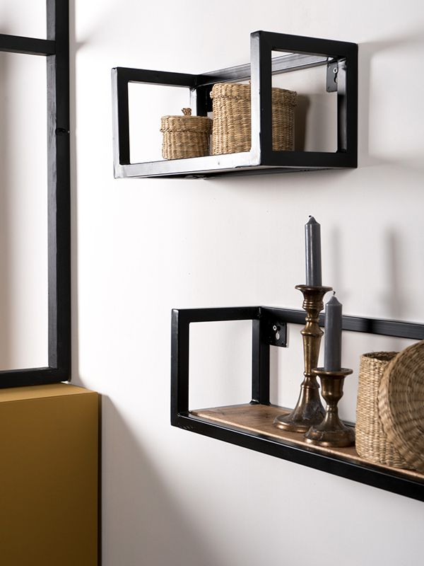 Wandplank Vintage 81 cm Naturel