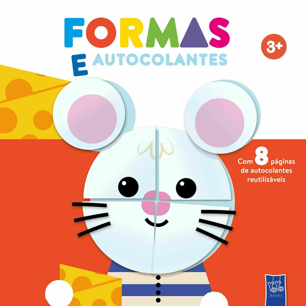 Formas e Autocolantes - Rato 3+