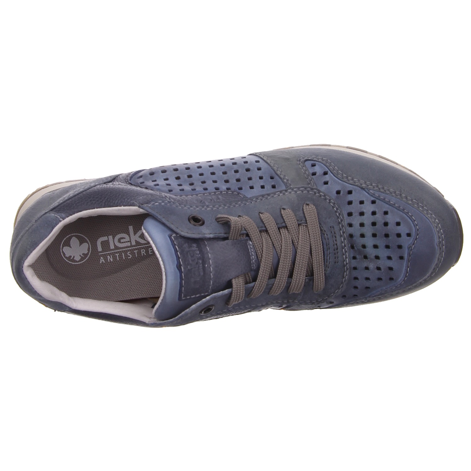 Rieker Schnürhalbschuh blau blau