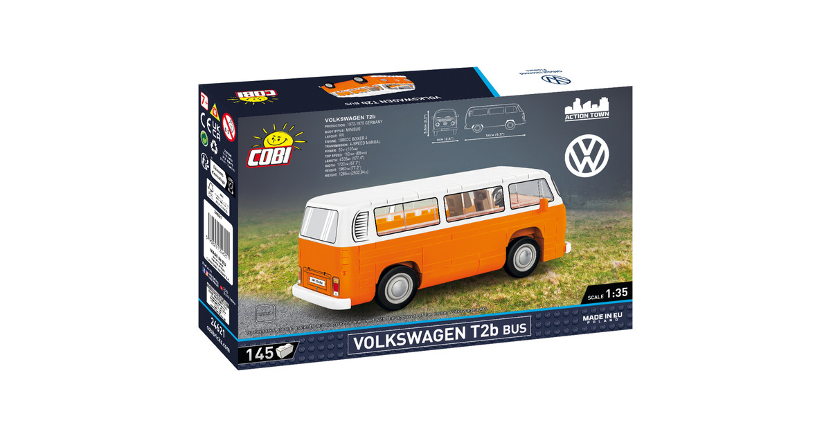 COBIVolkswagen T2b Bus Constructiespeelgoed  (Schaal 1:35)