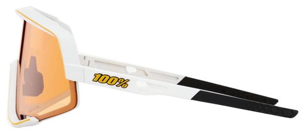 Lunettes 100% Glendale Soft Tact Off White Persimons Lens