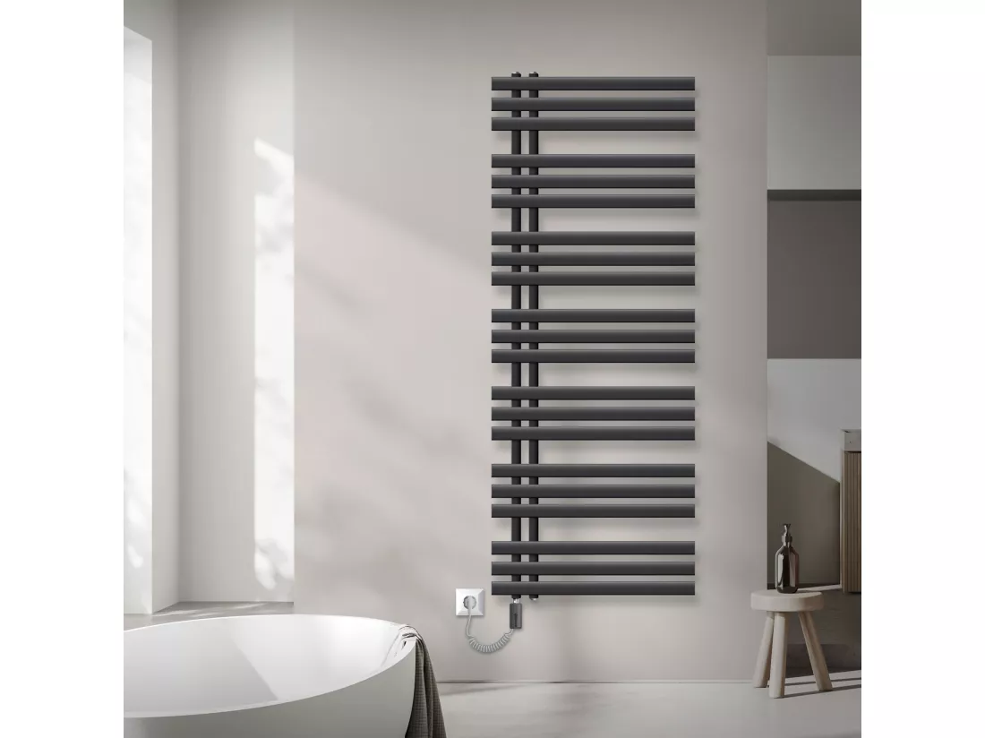 Iron EM Radiator Radiateur sèche-serviettes Radiateur de salle de bain anthracit
