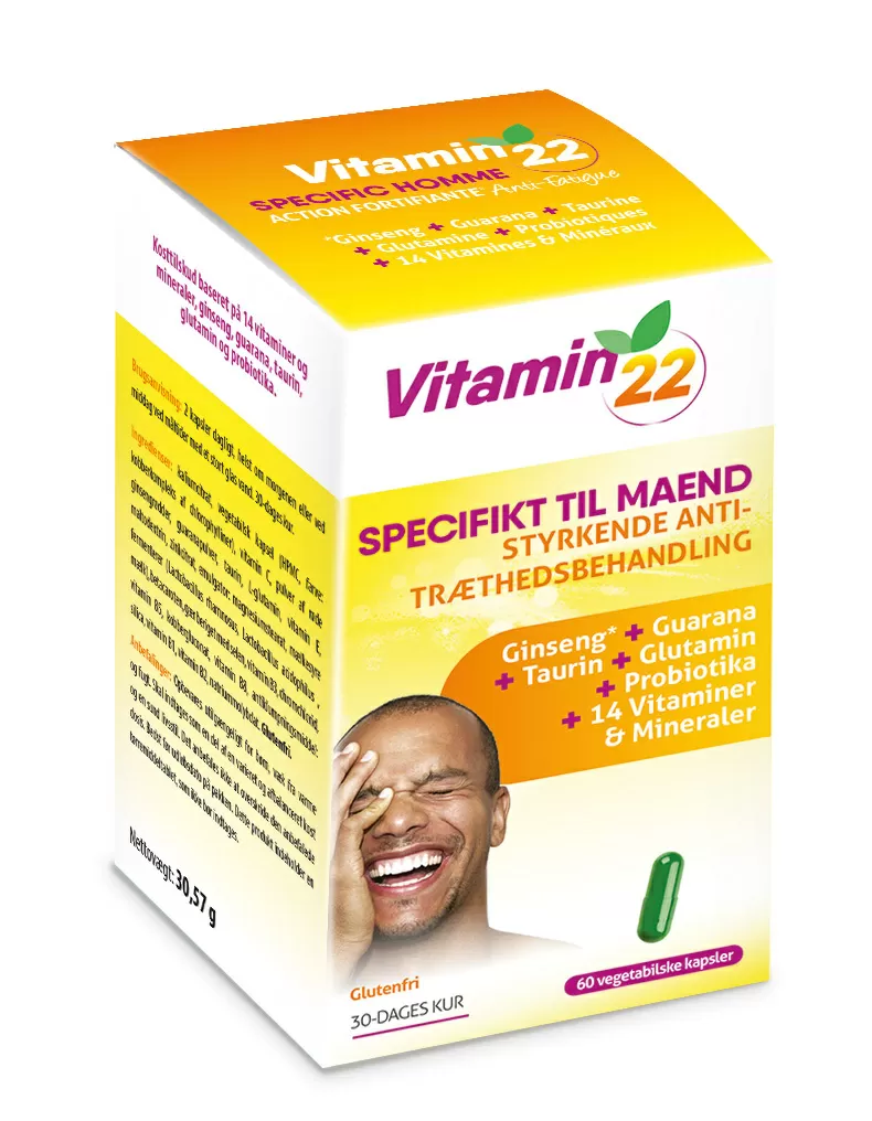 Vitamin 22 Specifik for mænd - 60 kaps.