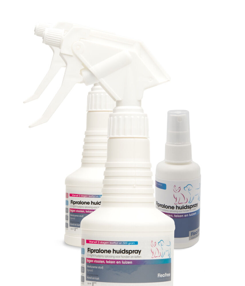 Flea Free Huidspray - Anti Vlooien en teken - Hond en Kat - 100 Milliliter