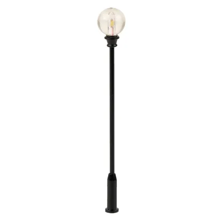 Faller 180213 - LED-Parklaterne, Kugel-Aufsatzleuchte, warmweiß