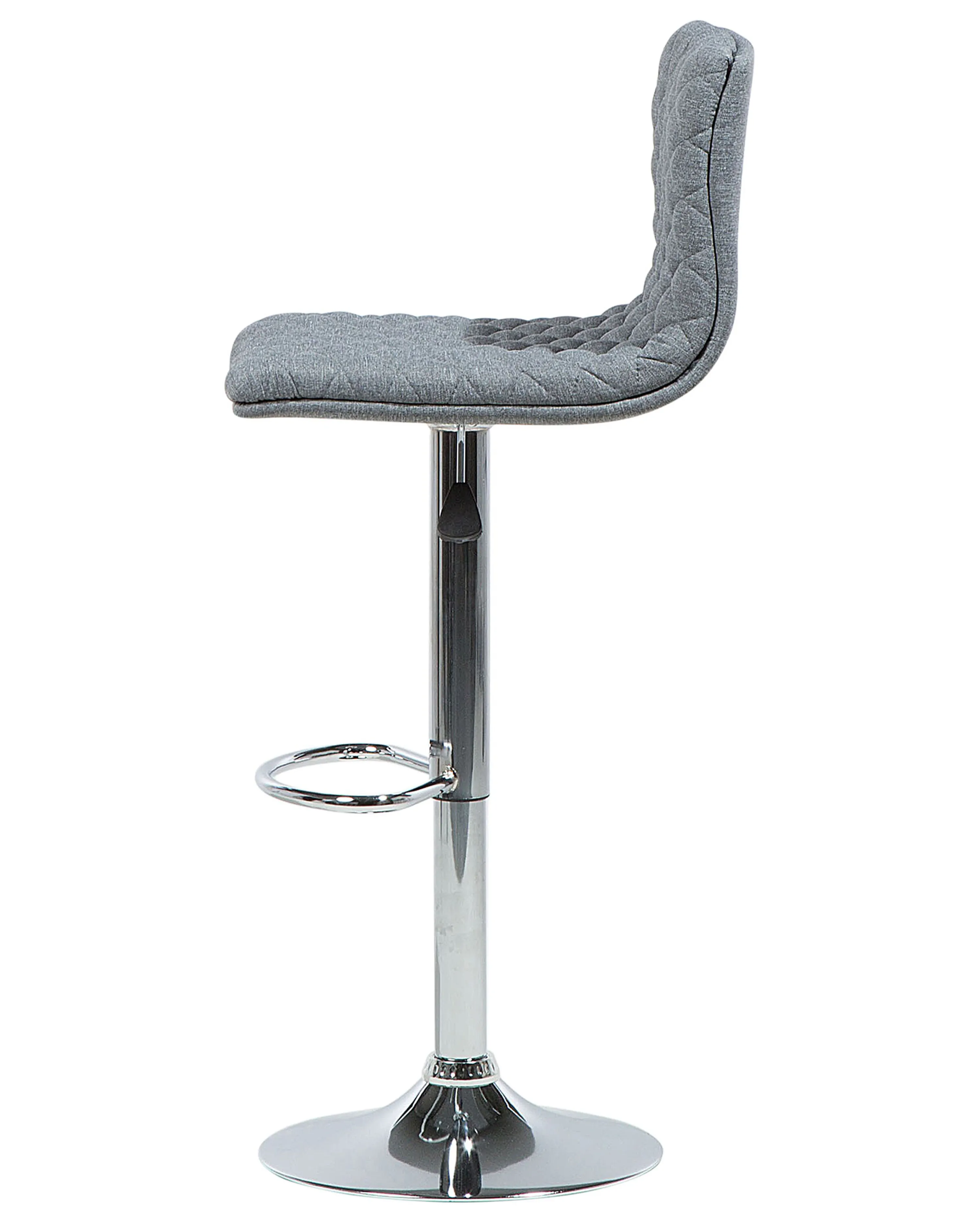 Set van 2 barstoelen ORLANDO draaibaar Grijs