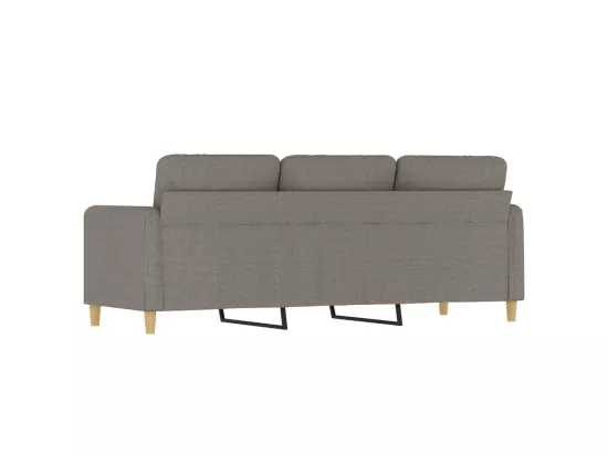 Canapé à 3 places Taupe 180 cm Tissu