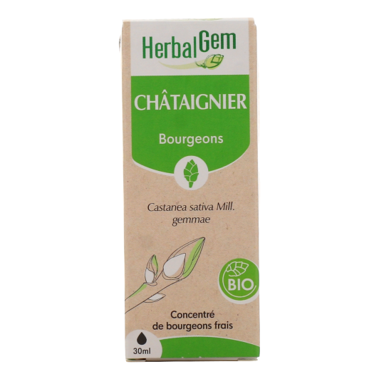 Herbalgem macérat châtaignier bio - Gemmothérapie concentrée