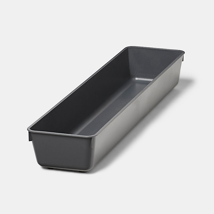 Range couverts GoodHome Nitaki gris 10 x 42 cm, 1 compartiment