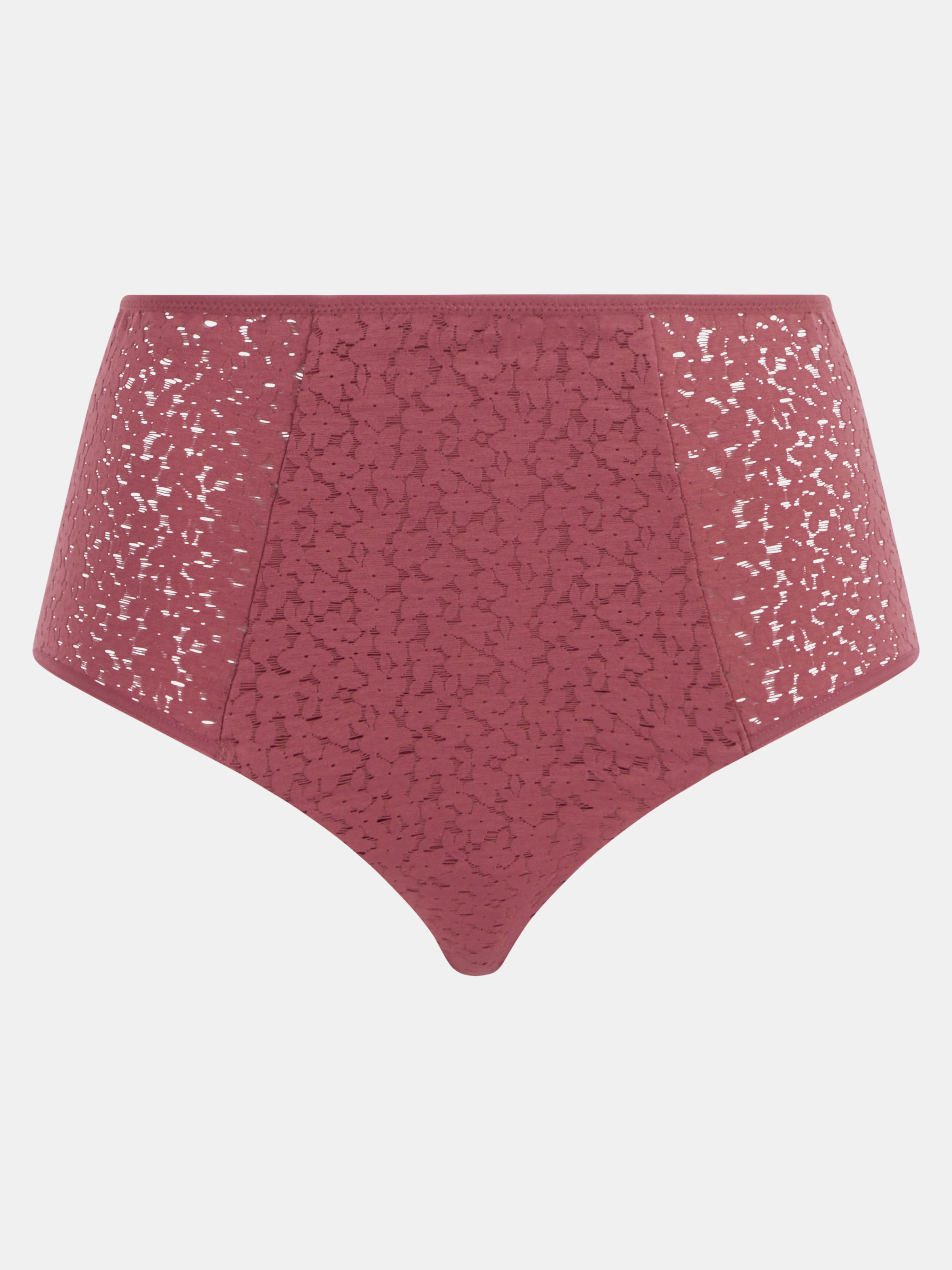 NORAH - Culotte taille haute en dentelle | Rose