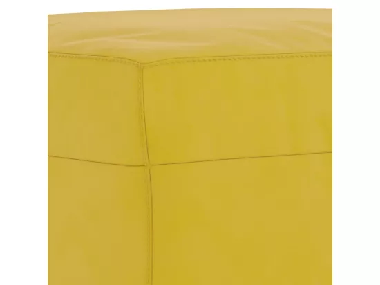 Repose-pied Jaune 60x50x41 cm Velours