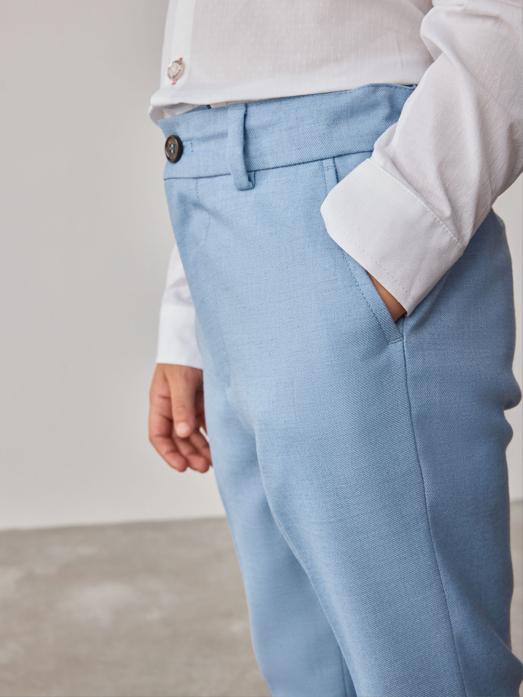 Normaal blauw - Baker By Ted Baker kostuumbroek