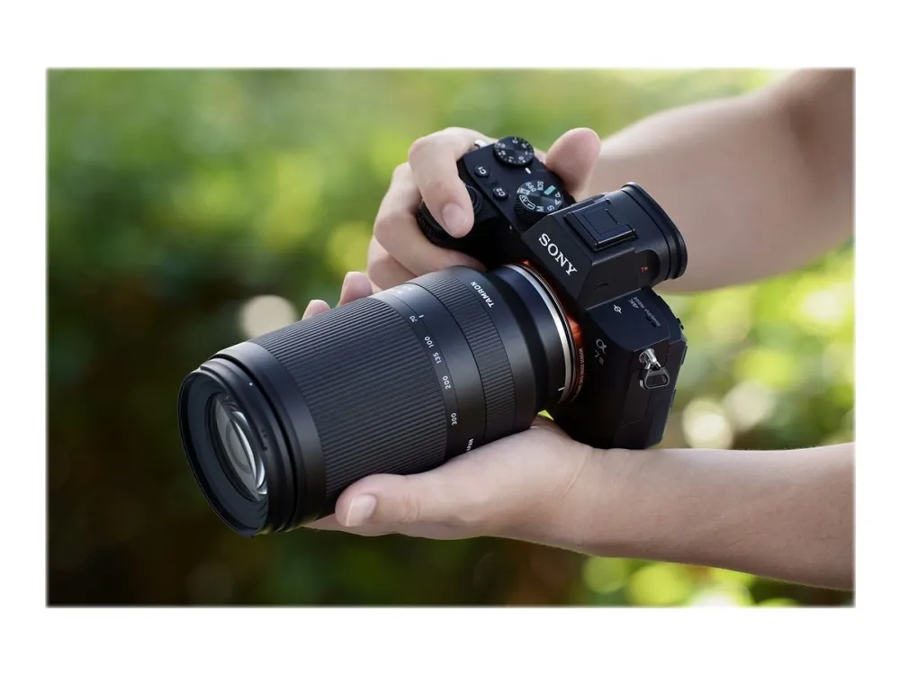 Tamron A047 - Telefoto zoom objektiv - 70 mm - 300 mm - f/4.5-6.3 DI III RXD - Sony E-mount - for Sony Cinema Line; a VLOGCAM; a1; a1 II; a6700; a7 IV; a7C; a7C II; a7CR; a7R V; a9 III