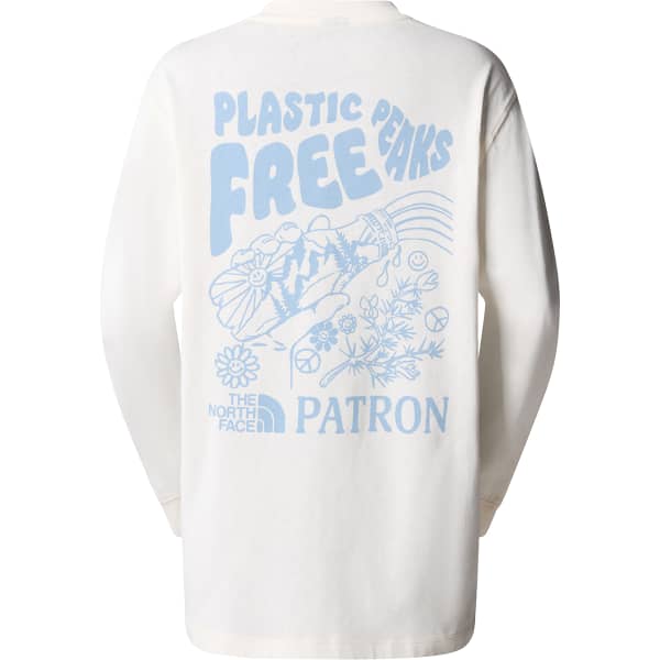 T-shirt THE NORTH FACE W NATURE L/S TEE WHITE DUNE