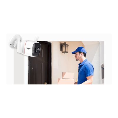 TP-Link TC65 V1 - Caméra de surveillance extérieur - audio - sans fil - Wi-Fi - blanc