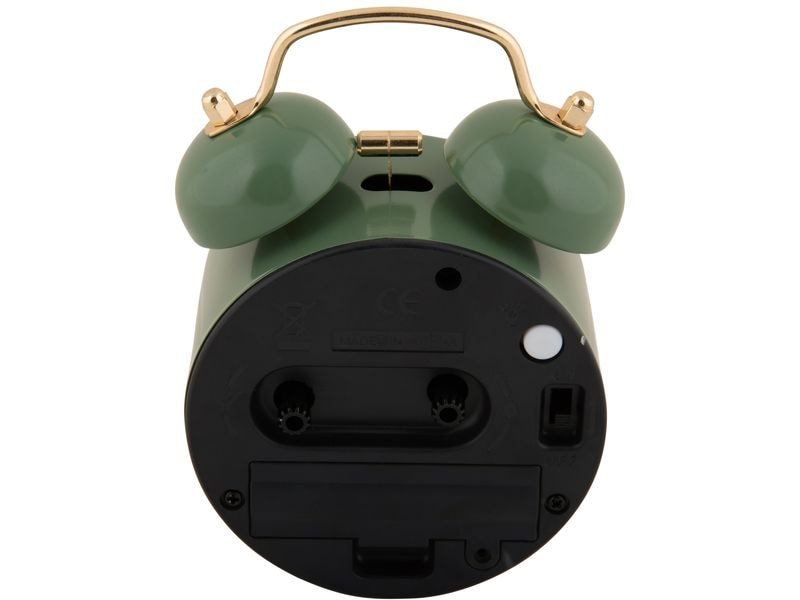KARLSSON Klassischer Wecker Pearl Glow Jungle green Wecker mit Doppelglocke