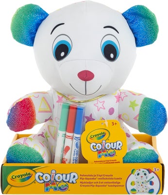 Crayola Color and Plush Teddybjørn 23 cm
