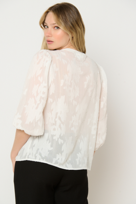 LolaLiza witte dames blouse