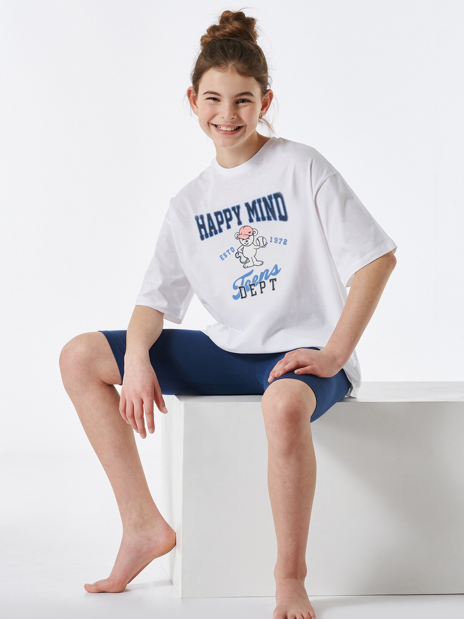 Schiesser Mädchen Pyjama Organic Cotton 1er-Pack