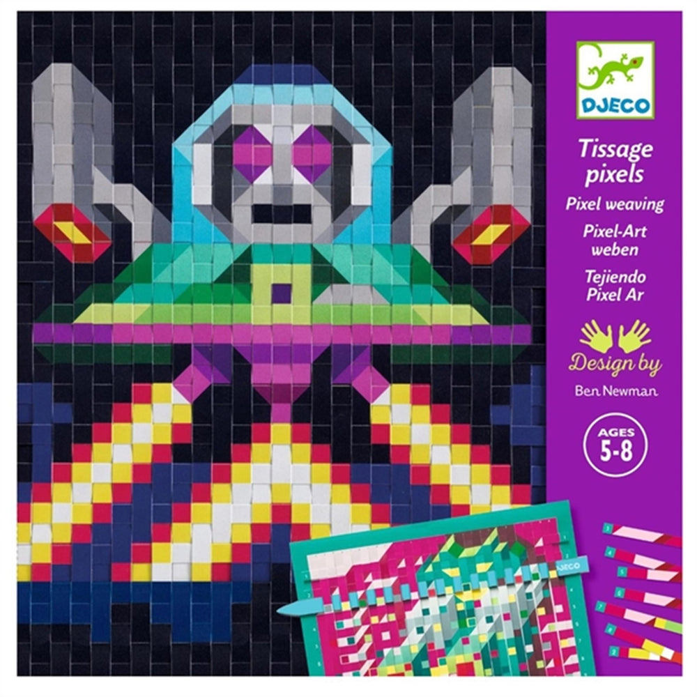 Køb Djeco Kreativ Papir - Væv Med Pixels