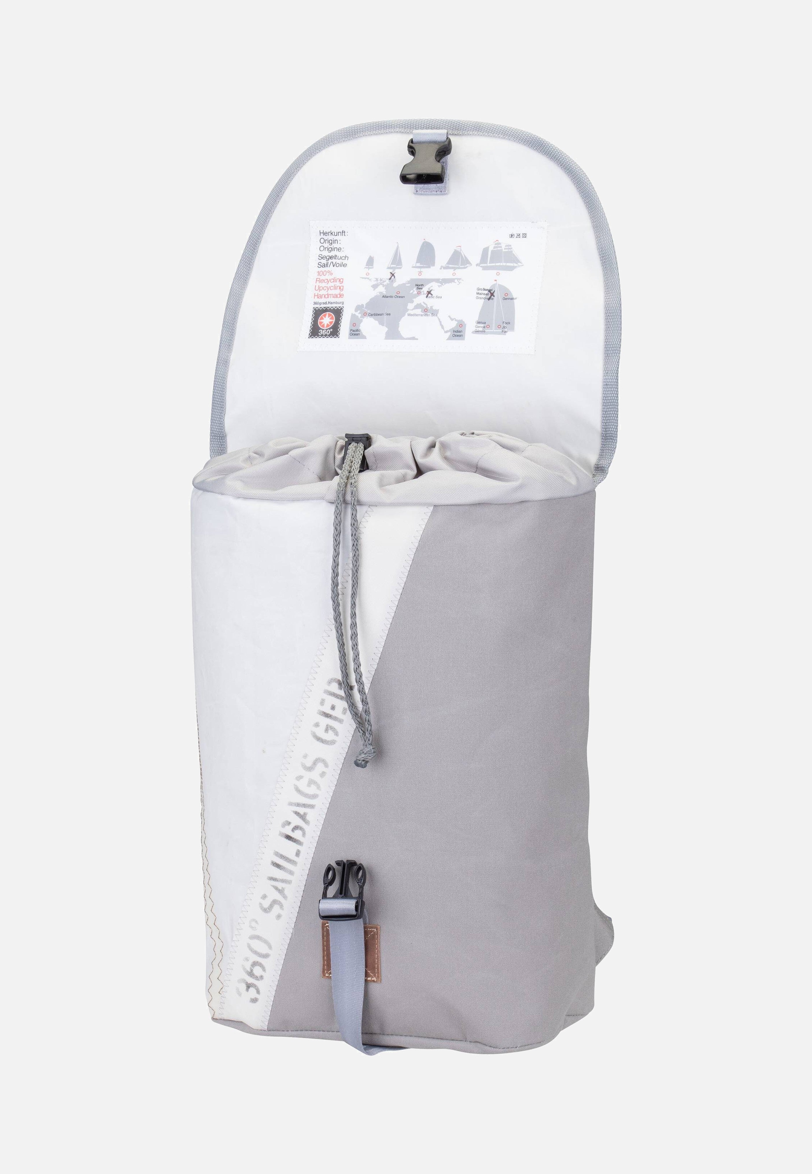 Landgang Mini Stencil-Weiß/Grau - Rucksack
