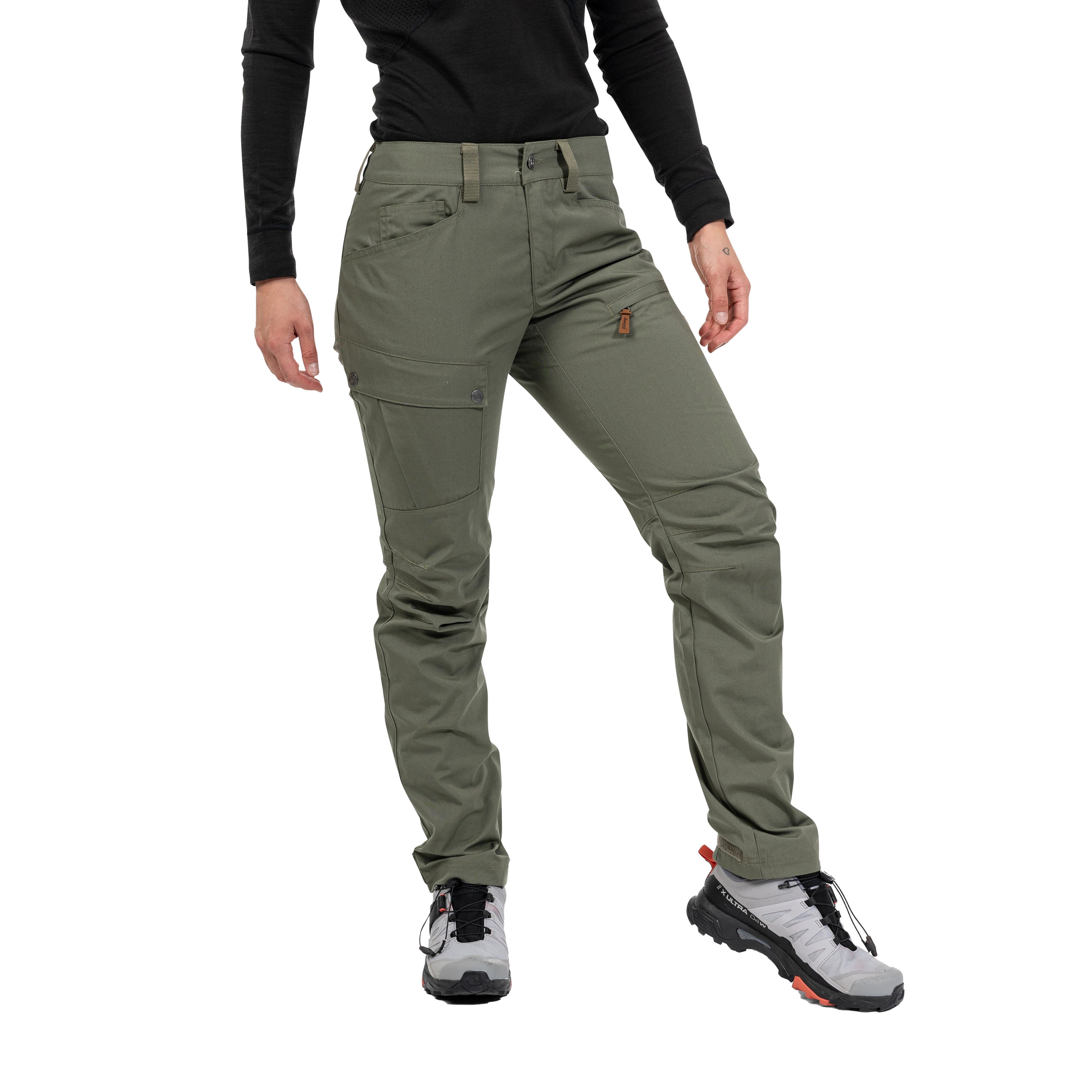 Nordmarka Elemental Outdoor Pants Women Green Mud