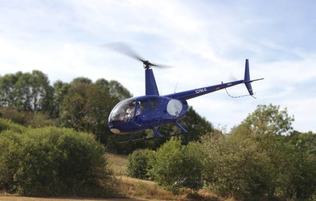 Hubschrauber fliegen ab Mainz-Finthen als Geschenk