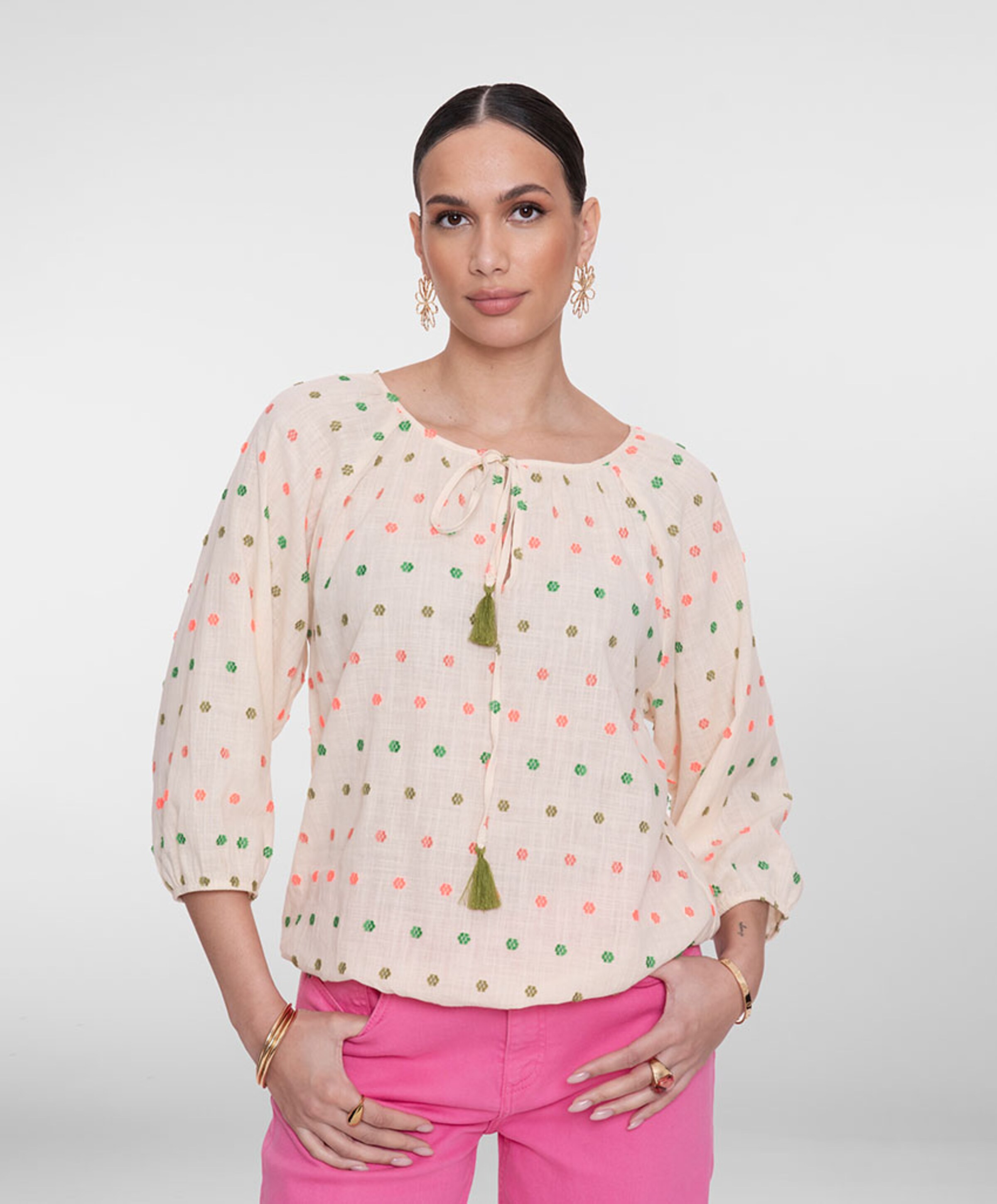 Geisha Dames blouse ecru