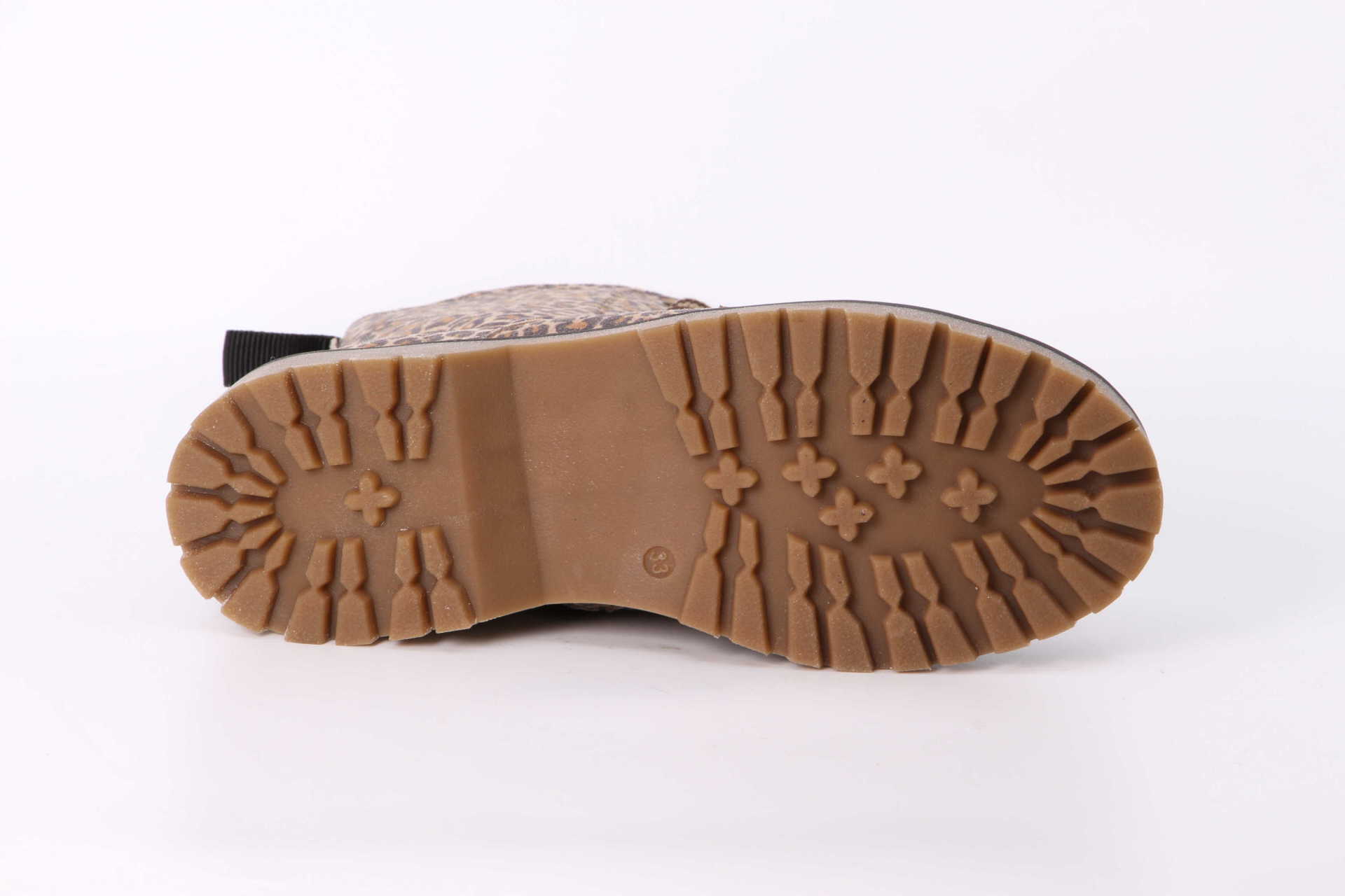 Lulu Wool High LaceZip Tex taupe leo