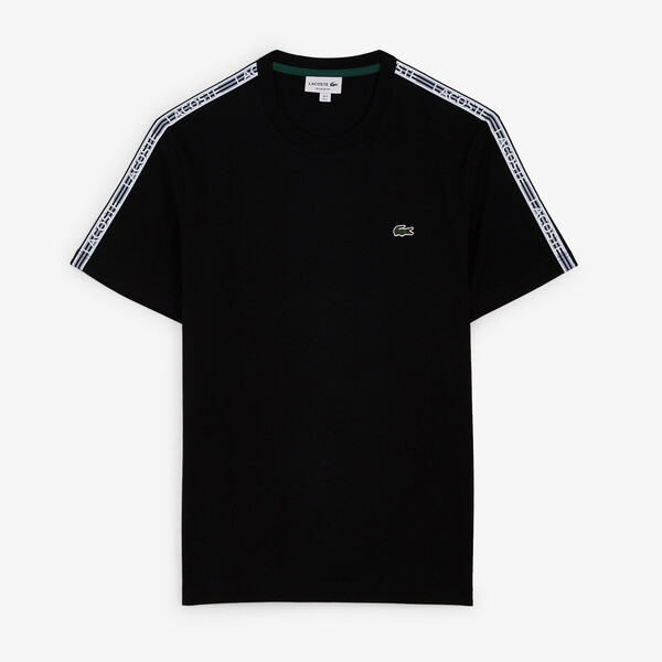 LACOSTE TEE SHIRT TURTLE NECK SMALL LOGO