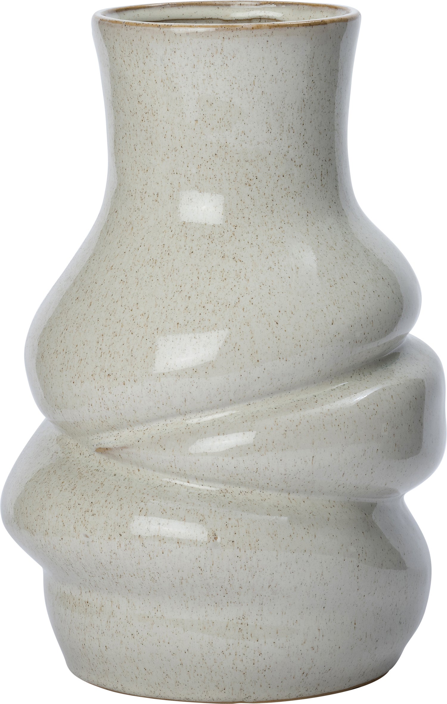 Intratuin vaas Zain wit D 20 H 30 cm